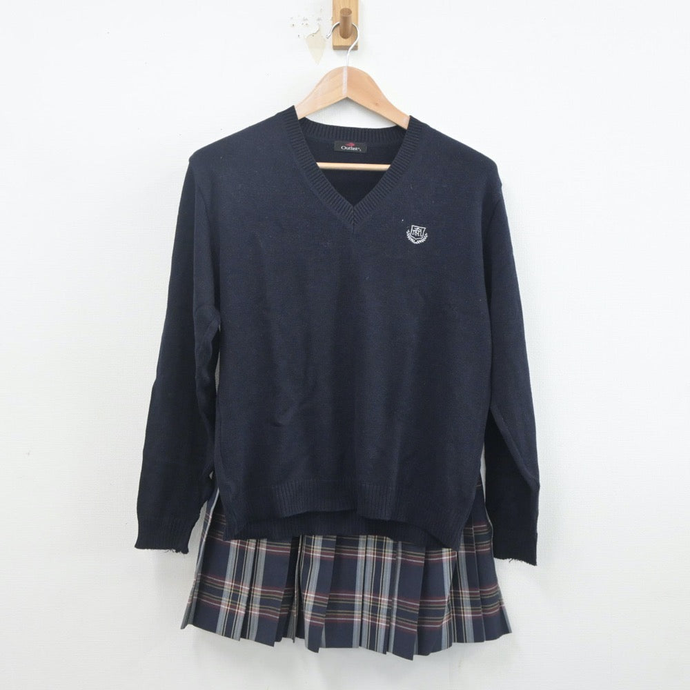 中古制服】群馬県 東京農業大学第二高等学校 女子制服 3点（ニットベスト・ニット・スカート）sf019851【リサイクル学生服】 | 中古制服 通販パレイド