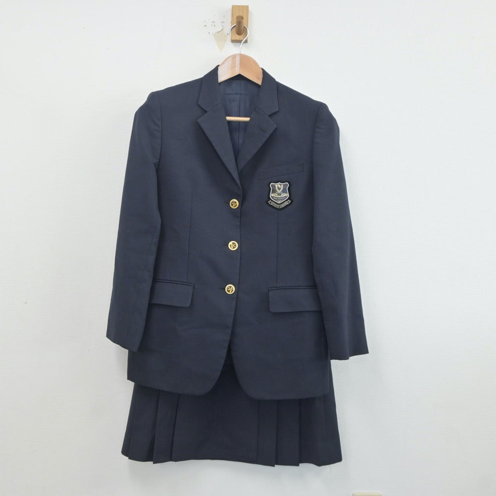 【中古】大阪府 追手門学院高等学校 女子制服 2点（ブレザー・スカート）sf019852