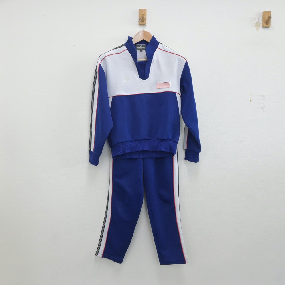 【中古】福島県 日和田中学校 女子制服 4点（ジャージ 上・体操服 上・ジャージ 下・体操服 下）sf019854