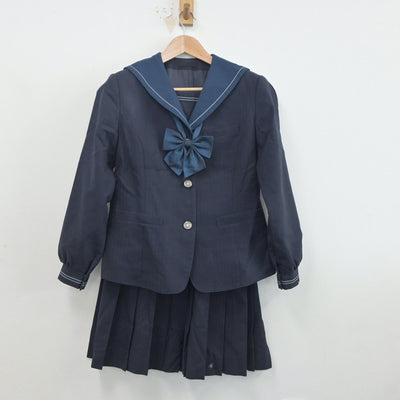 【中古】東京都 都立晴海総合高等学校 女子制服 3点（セーラー服・スカート）sf019857