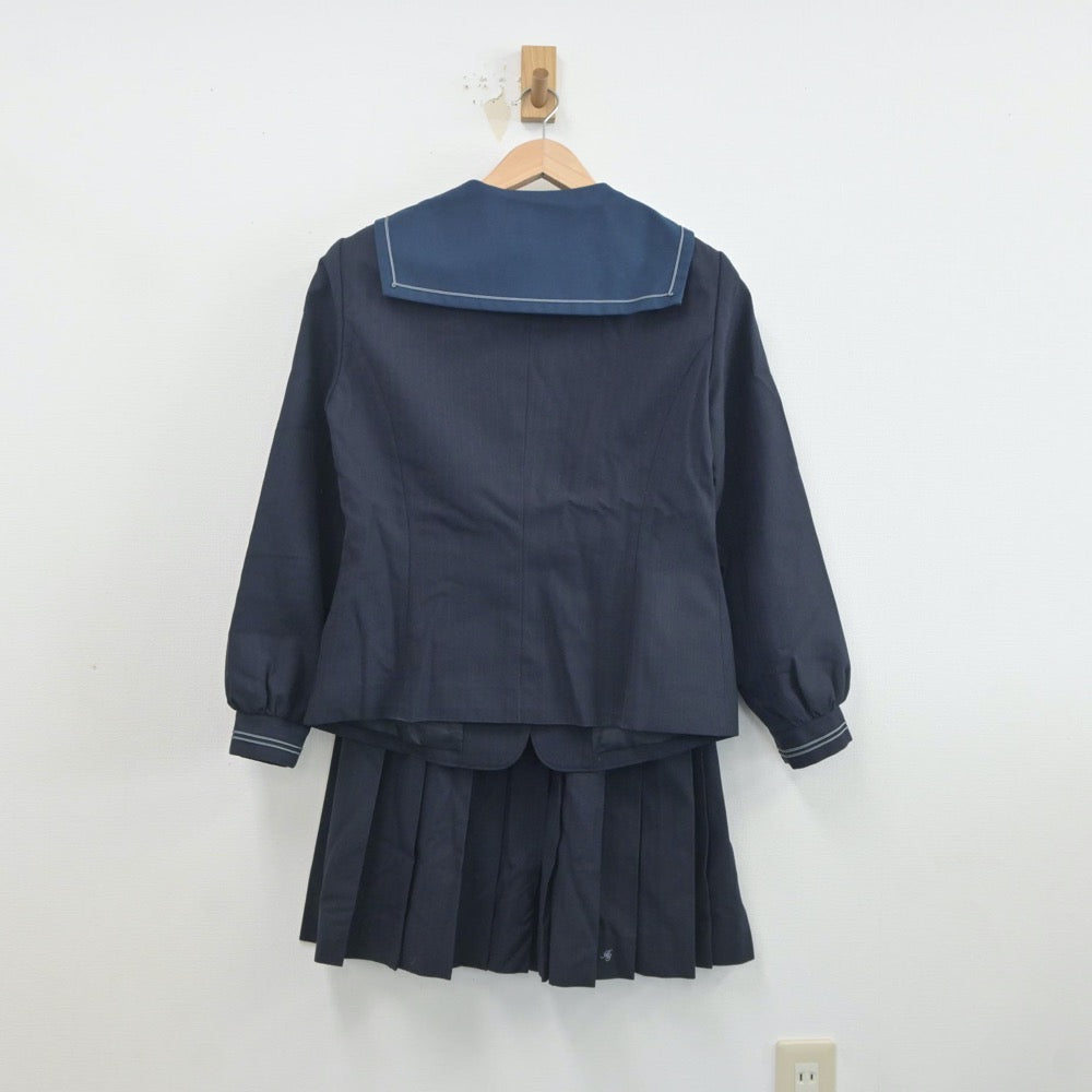 【中古】東京都 都立晴海総合高等学校 女子制服 3点（セーラー服・スカート）sf019857