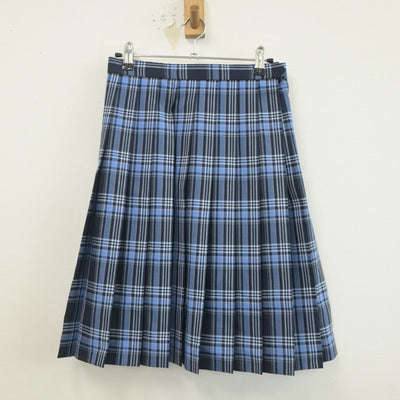 【中古】神奈川県 鵠沼高等学校 女子制服 2点（シャツ・スカート）sf019861