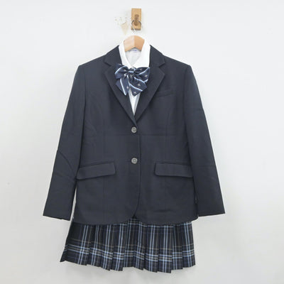 【中古】神奈川県 鵠沼高等学校 女子制服 4点（ブレザー・シャツ・スカート）sf019864