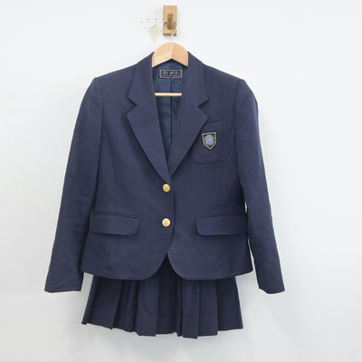 【中古】栃木県 宇都宮短大附属高等学校 女子制服 2点（ブレザー・スカート）sf019865