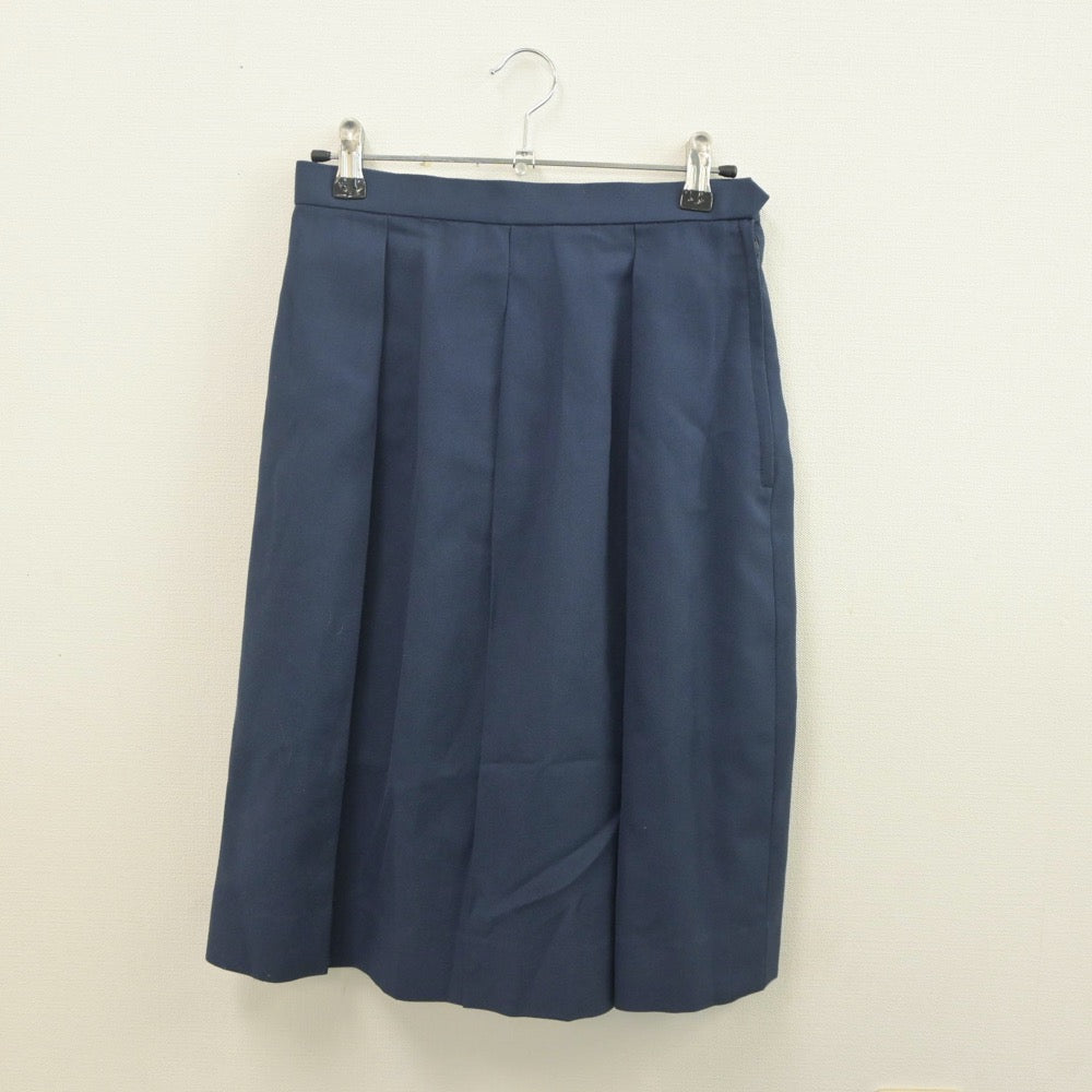 【中古】大分県 大分豊府高等学校 女子制服 4点（ベスト・シャツ・スカート）sf019873