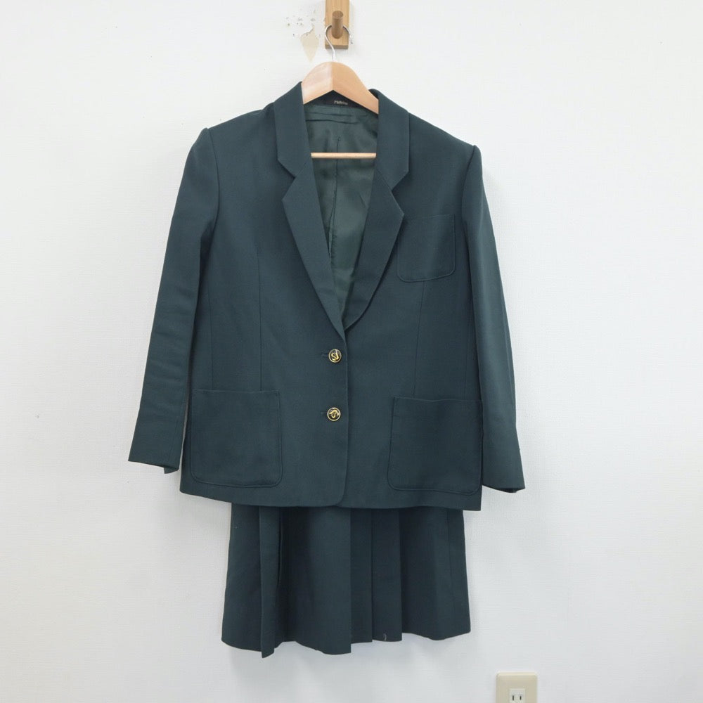 【中古】三重県 セントヨゼフ女子高等学校 女子制服 2点（ブレザー・スカート）sf019876