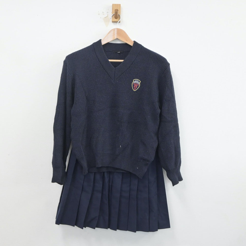 中古制服】大分県 大分商業高等学校 女子制服 4点（セーラー服・ニット・スカート）sf019881【リサイクル学生服】 | 中古制服通販パレイド