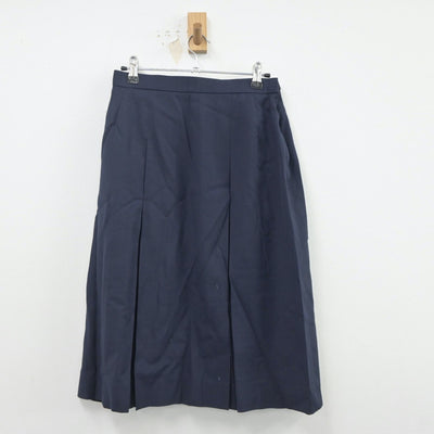 【中古】千葉県 千葉商業高等学校 女子制服 2点（ベスト・スカート）sf019894