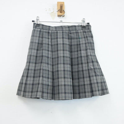 【中古】埼玉県 久喜工業高等学校 女子制服 2点（ベスト・スカート）sf019897