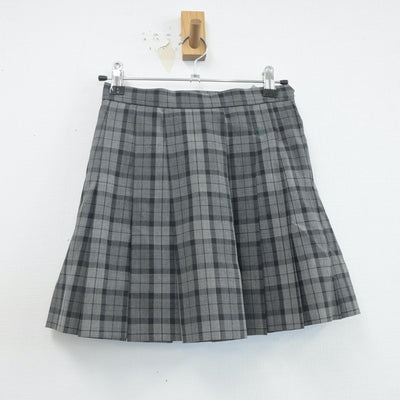 【中古】埼玉県 久喜工業高等学校 女子制服 2点（ベスト・スカート）sf019898