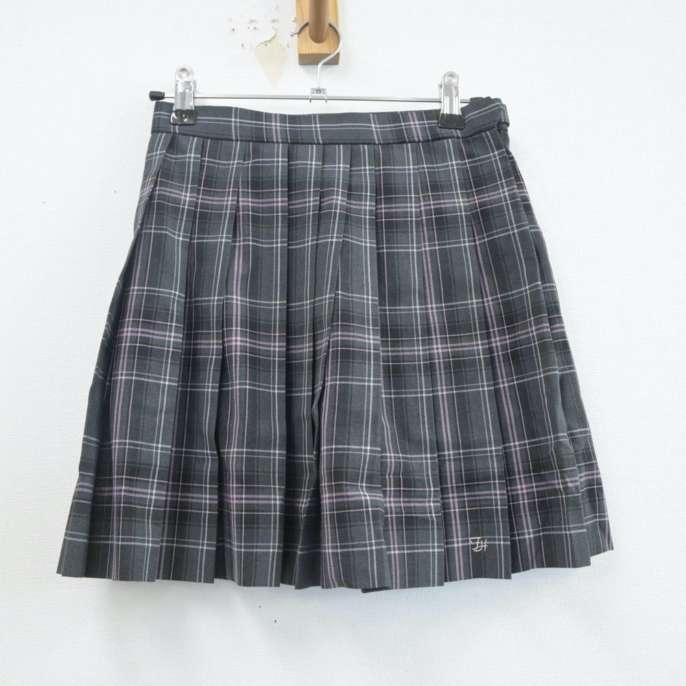 【中古】東京都 富士森高等学校 女子制服 2点（ニットベスト・スカート）sf019901