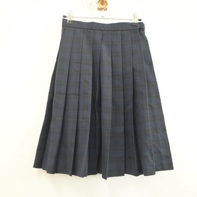 【中古】千葉県 幕張総合高等学校 女子制服 2点（ベスト・スカート）sf019920