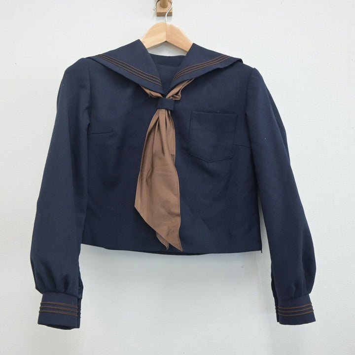 中古制服】福島県 日和田中学校 女子制服 4点(セーラー服 中古制服】福島県 日和田中学校 女子制服 4点(セーラー服