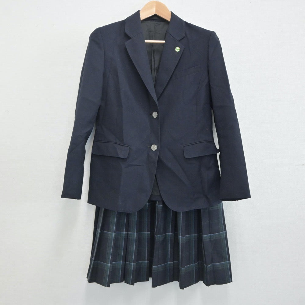 【中古】東京都 飛鳥高等学校 女子制服 3点（ブレザー・スカート）sf019927