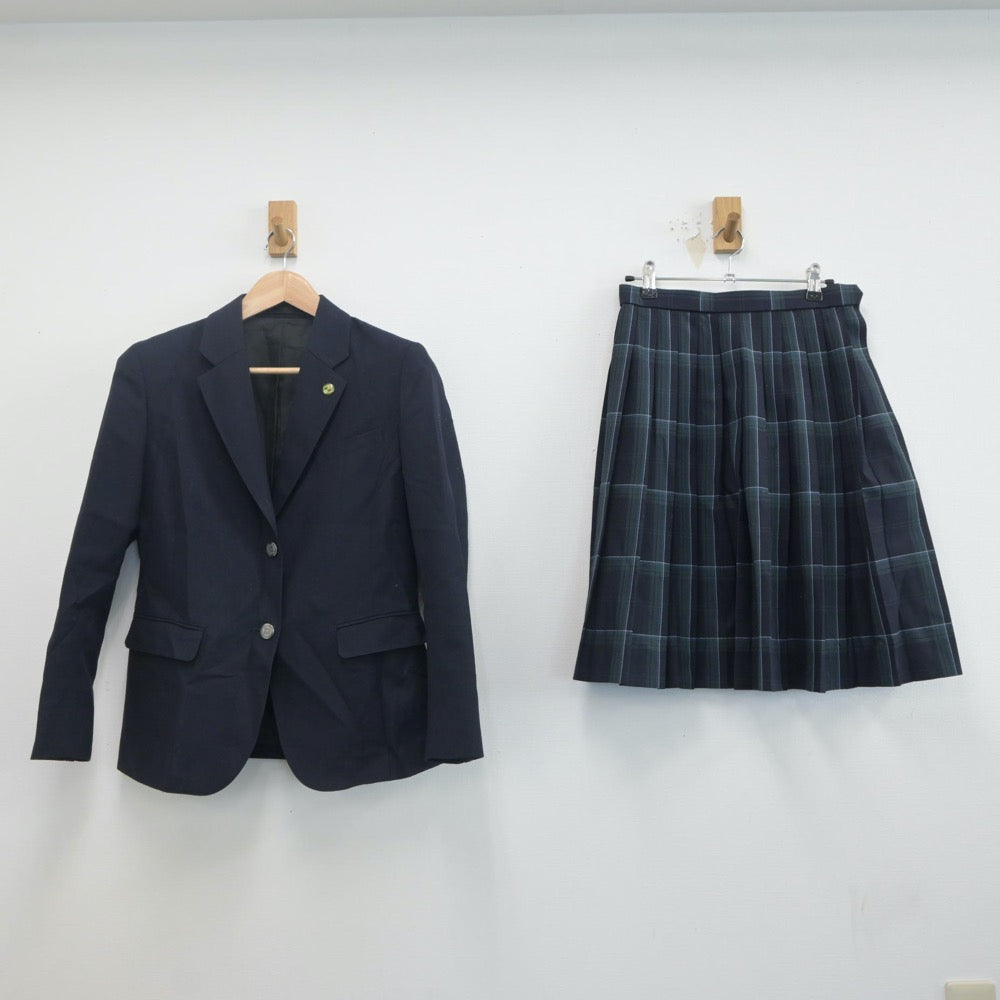 【中古】東京都 飛鳥高等学校 女子制服 3点（ブレザー・スカート）sf019927