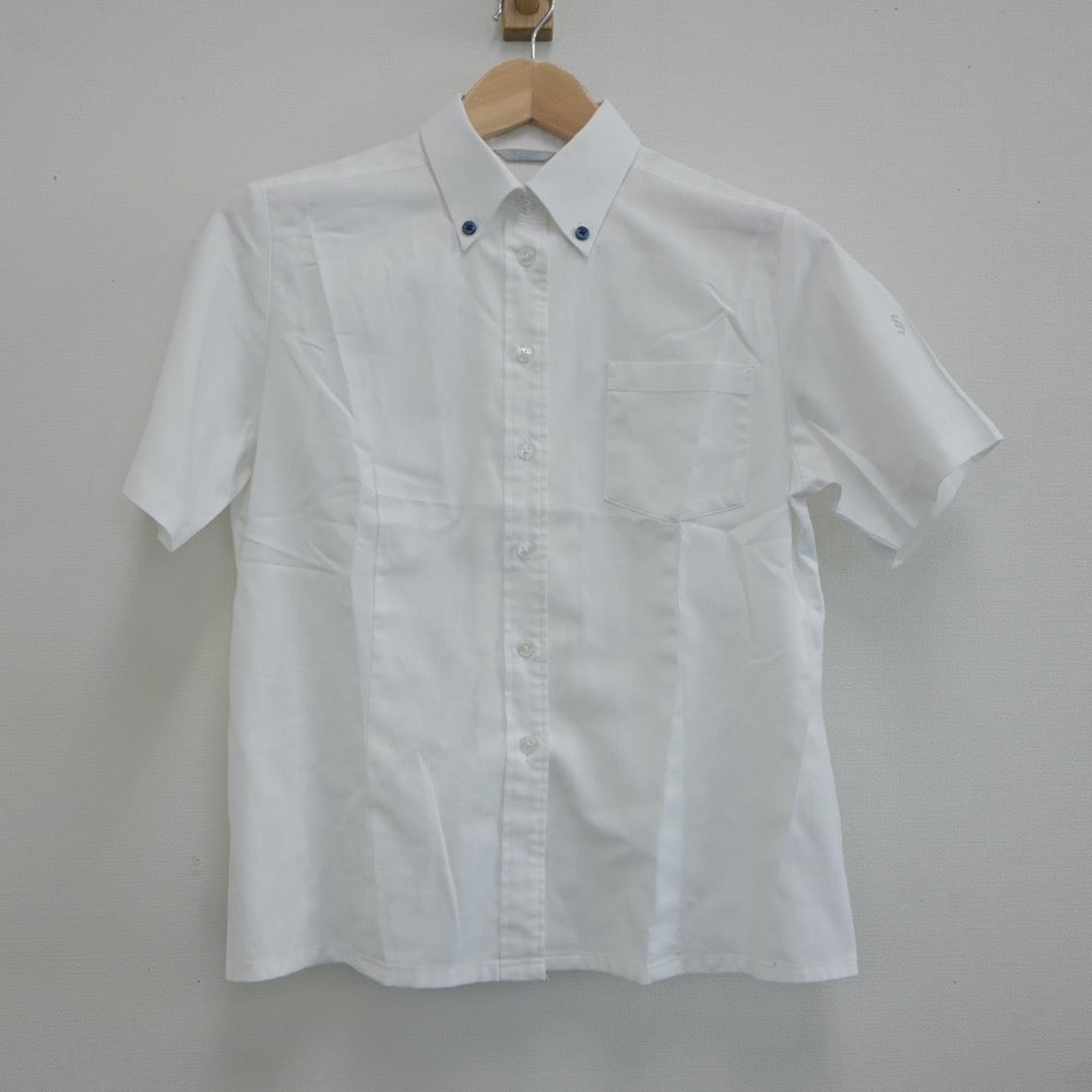 【中古】青森県 柴田学園高等学校 女子制服 3点（シャツ・ベスト・スカート）sf019931