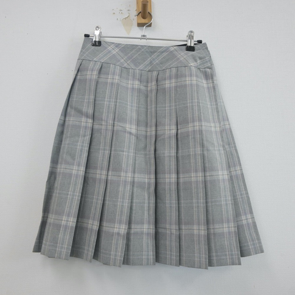 【中古】青森県 柴田学園高等学校 女子制服 3点（シャツ・ベスト・スカート）sf019931