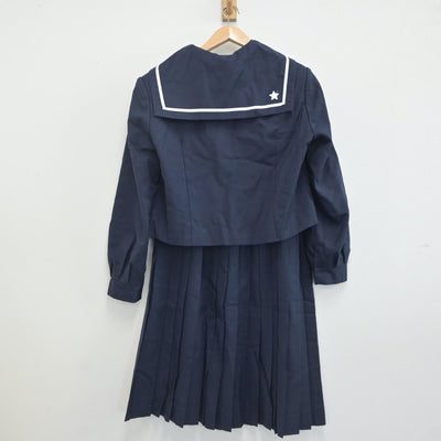 【中古】和歌山県 星林高等学校 女子制服 3点（セーラー服・スカート）sf019933