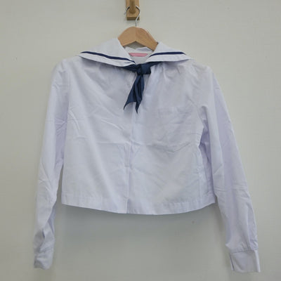 【中古】和歌山県 星林高等学校 女子制服 4点（セーラー服・スカート）sf019934