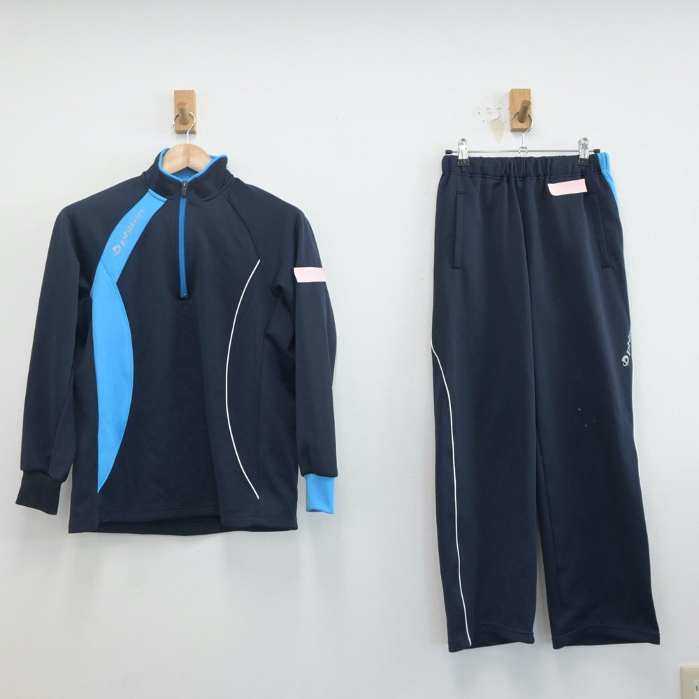 【中古】長崎県 佐世保西高等学校 女子制服 2点（ジャージ 上・ジャージ 下）sf019935