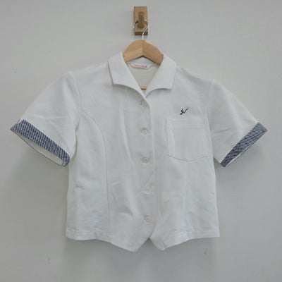 【中古】長崎県 佐世保西高等学校 女子制服 3点（シャツ・ニットベスト・スカート）sf019938