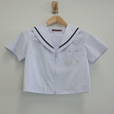 【中古】愛知県 豊明中学校 女子制服 2点（セーラー服・スカート）sf019942