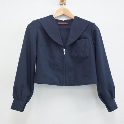 【中古】愛知県 豊明中学校 女子制服 3点（セーラー服・スカート）sf019943