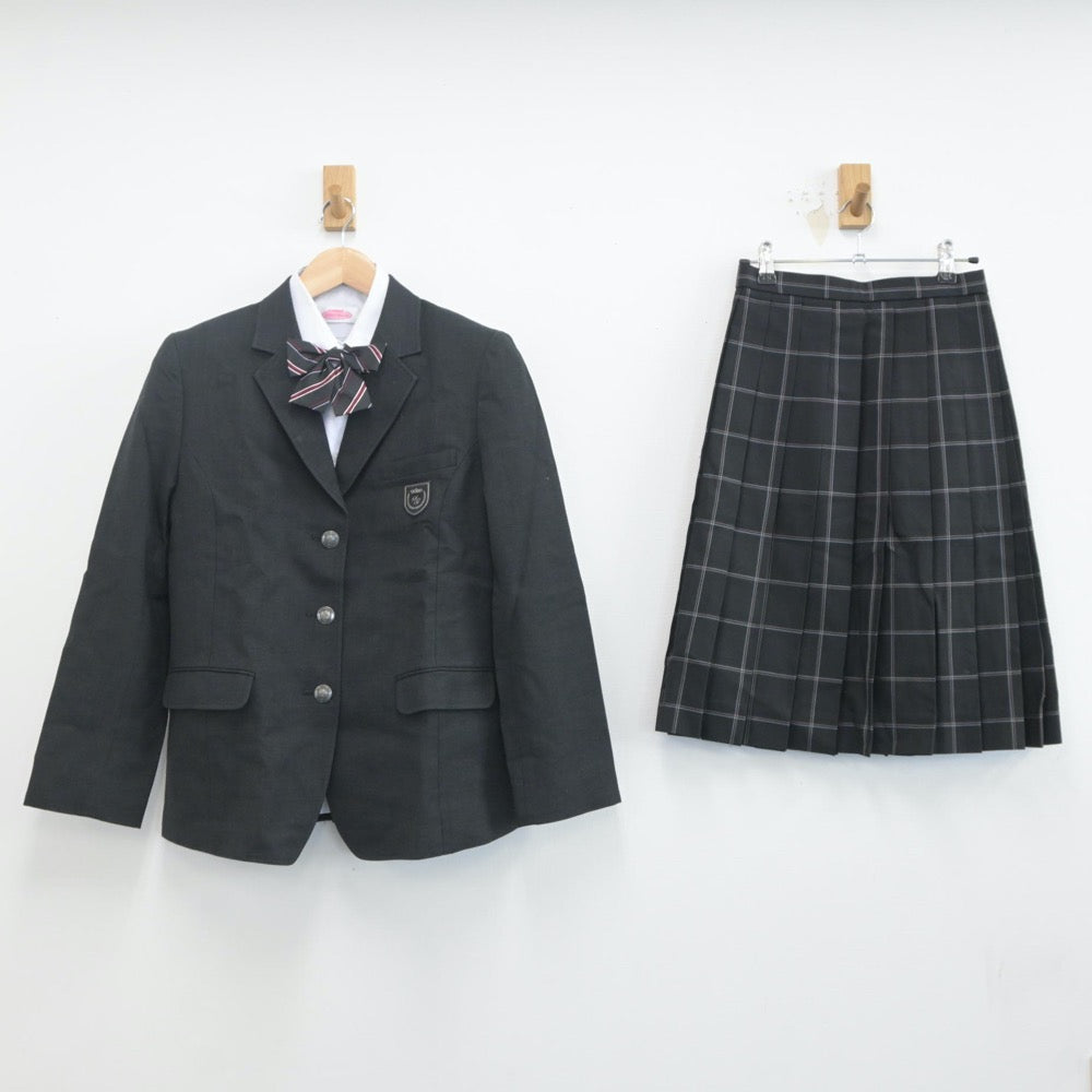 【中古】埼玉県 聖望学園高等学校 女子制服 4点（ブレザー・シャツ・スカート）sf019945