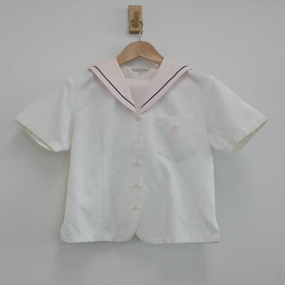 【中古】茨城県 水戸女子高等学校 女子制服 2点（セーラー服）sf019953