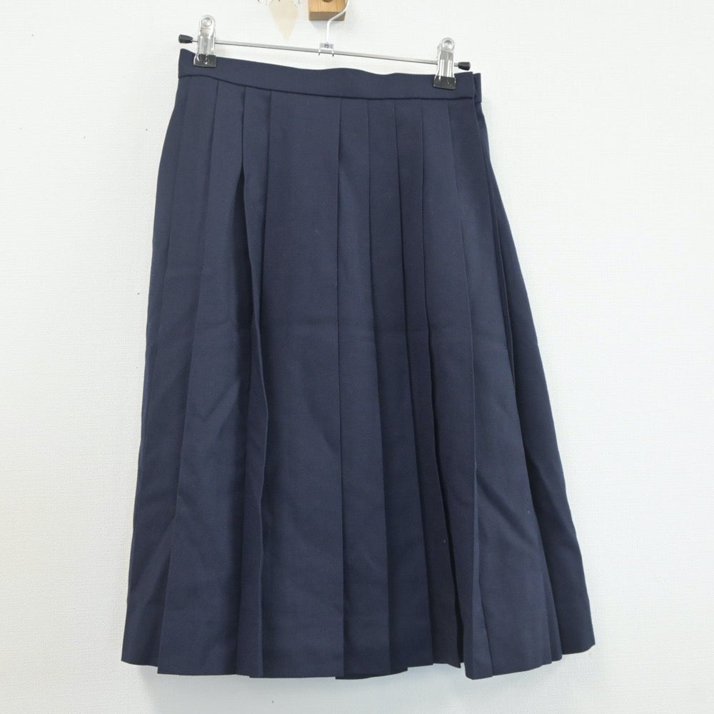 【中古】北海道 室蘭栄高等学校 女子制服 3点（セーラー服・スカート）sf019958