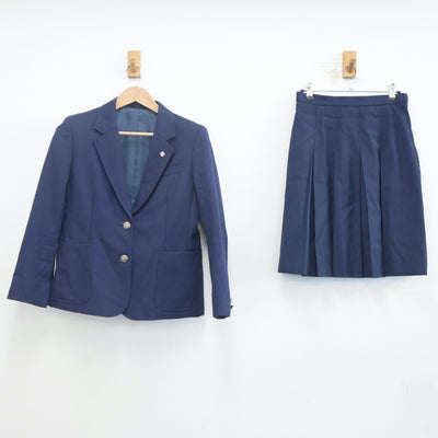 【中古】神奈川県 深沢高等学校 女子制服 3点（ブレザー・スカート）sf019965