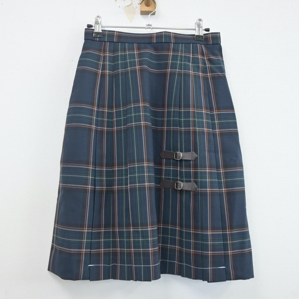 【中古】岐阜県 益田清風高等学校 女子制服 4点（シャツ・スカート）sf019967