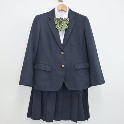 【中古】香川県 琴平高等学校 女子制服 4点（ブレザー・シャツ・スカート）sf019969