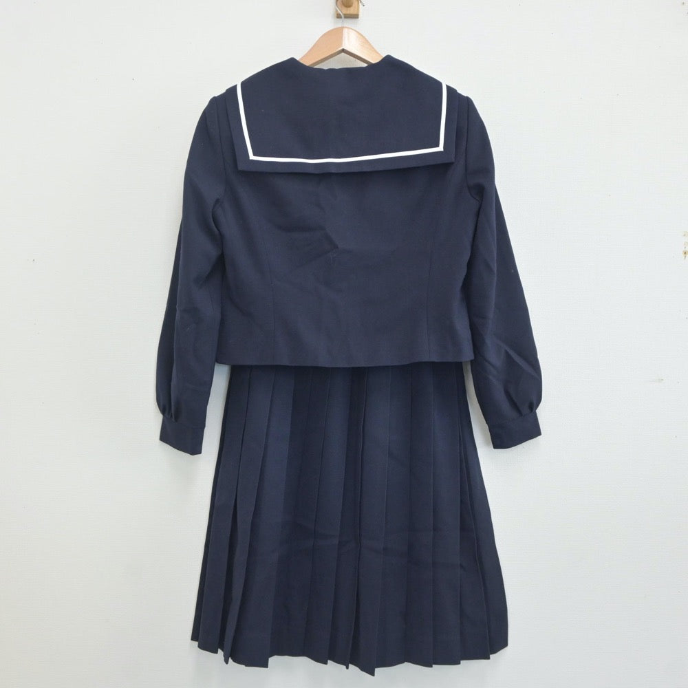 【中古】北海道 江別第一中学校 女子制服 3点（セーラー服・スカート）sf019971