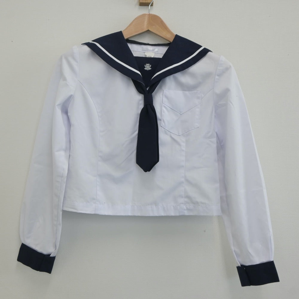 【中古】北海道 江別第一中学校 女子制服 2点（セーラー服）sf019972