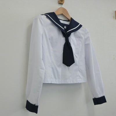 【中古】北海道 江別第一中学校 女子制服 2点（セーラー服）sf019972