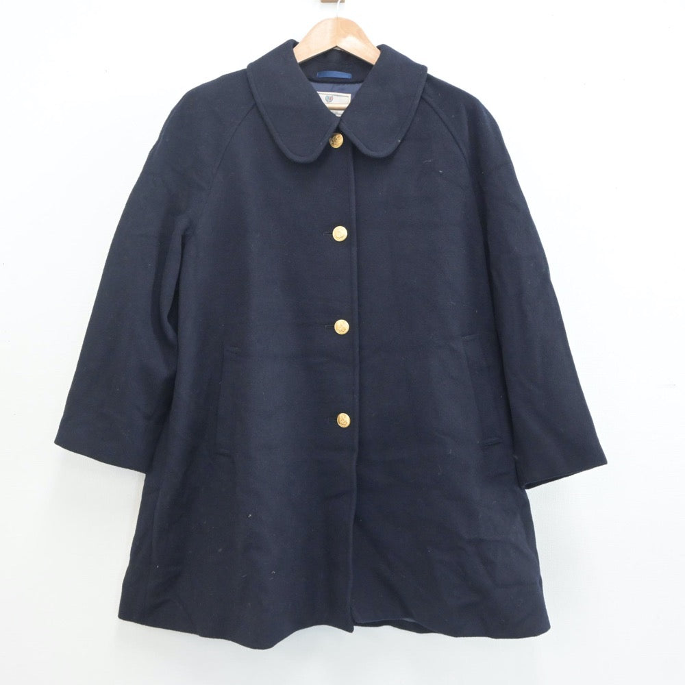 【中古】神奈川県 相模女子大学中学部 女子制服 1点（コート）sf019973