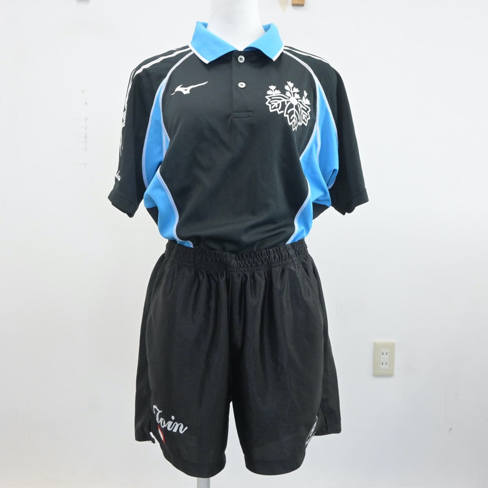 【中古】神奈川県 桐蔭学園高等学校/卓球部ユニフォーム 男子制服 2点（部活ユニフォーム 上・部活ユニフォーム 下）sf019978