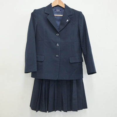 【中古】神奈川県 多摩高等学校 女子制服 2点（ブレザー・スカート）sf019979