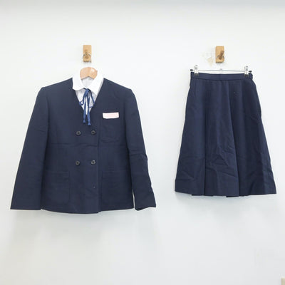 【中古】新潟県 木戸中学校 女子制服 5点（ブレザー・シャツ・スカート）sf019982
