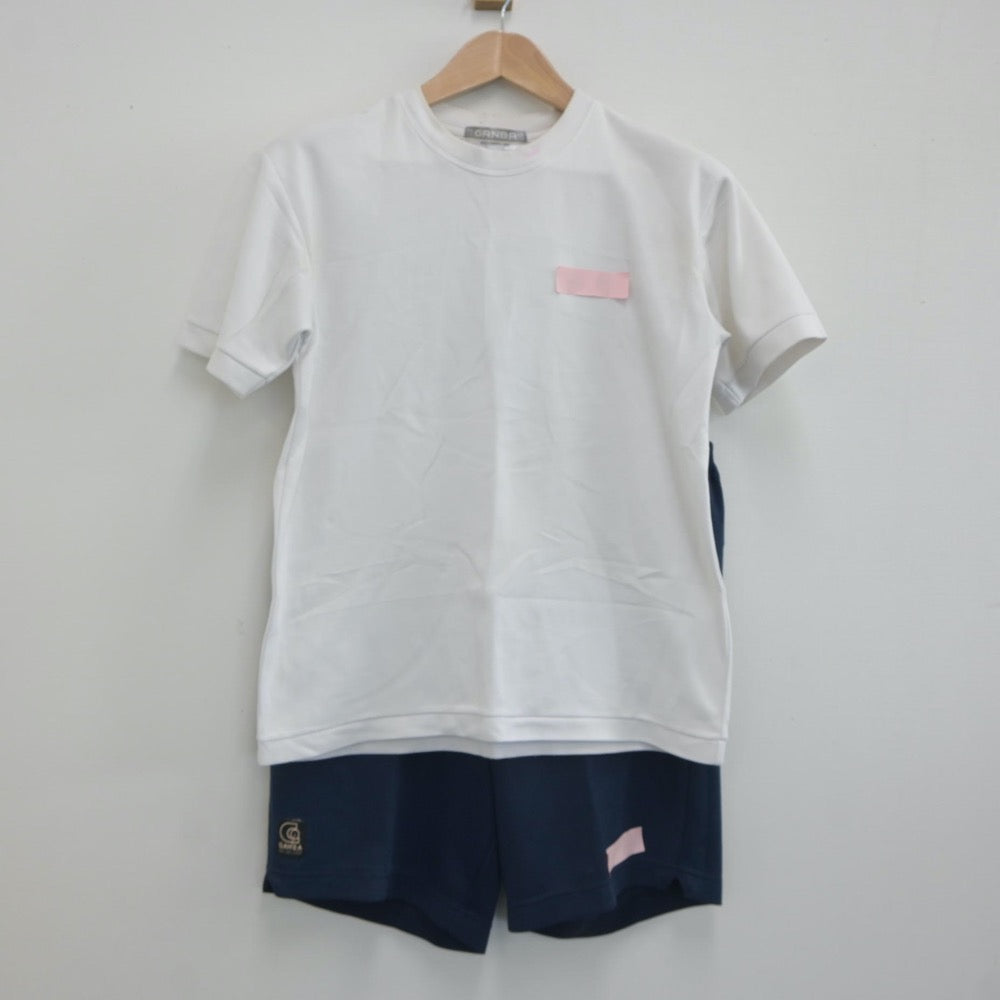 【中古】新潟県 木戸中学校 女子制服 2点（体操服 上・体操服 下）sf019984