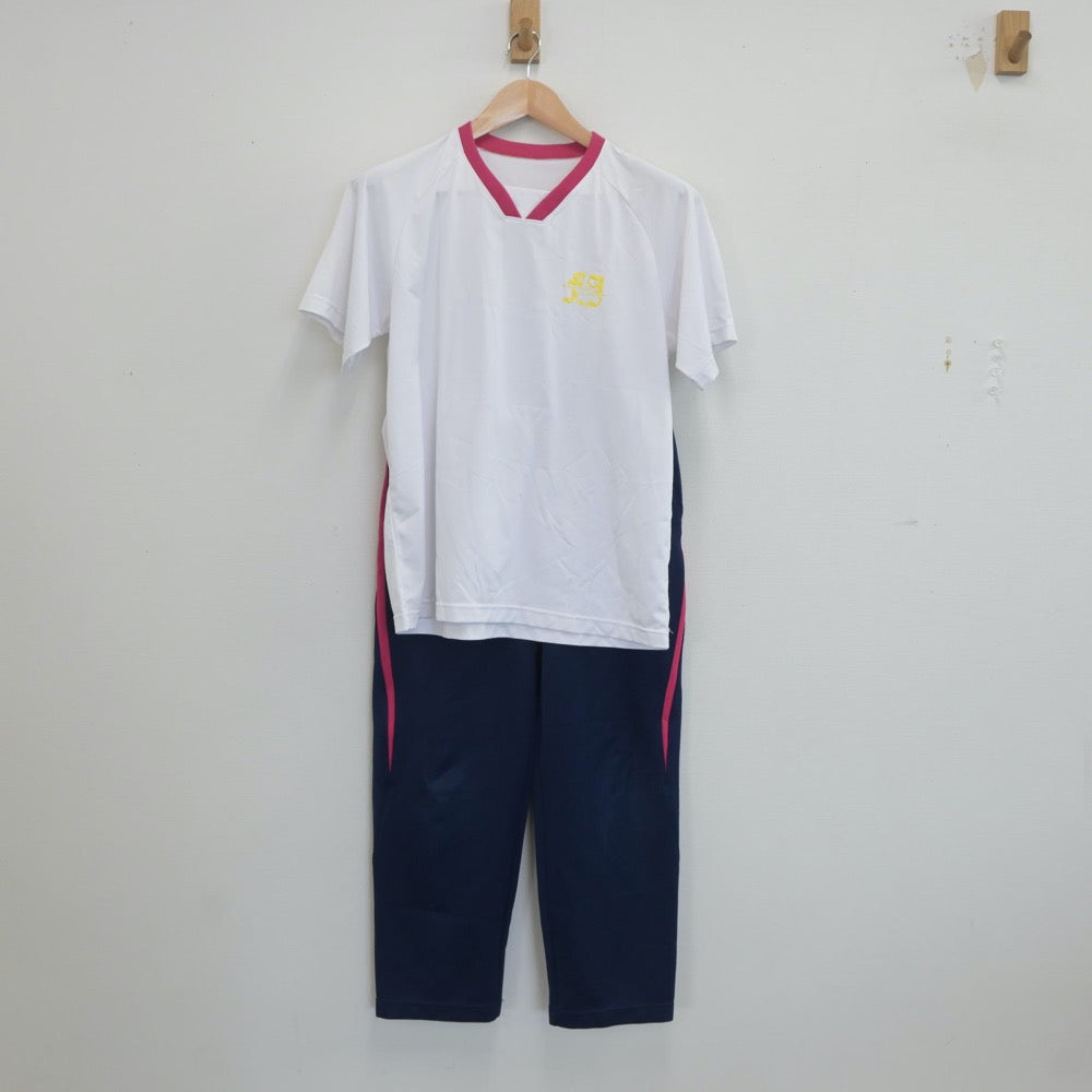 【中古】静岡県 藤枝順心高等学校 女子制服 3点（ジャージ 上・体操服 上・ジャージ 下）sf019985