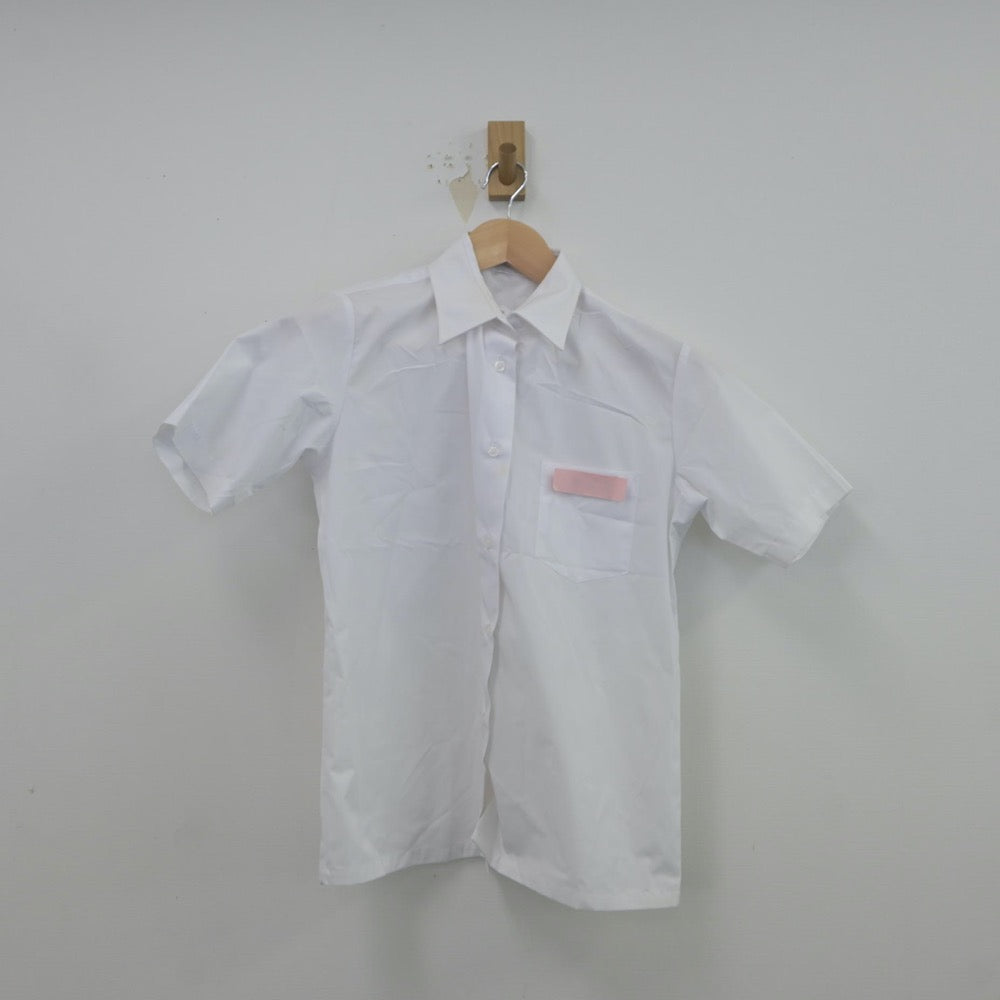 【中古】新潟県 木戸中学校 女子制服 2点（シャツ・シャツ）sf019994