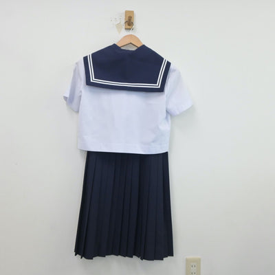 【中古】愛知県 扶桑中学校 女子制服 4点（セーラー服・スカート・スカート）sf019997