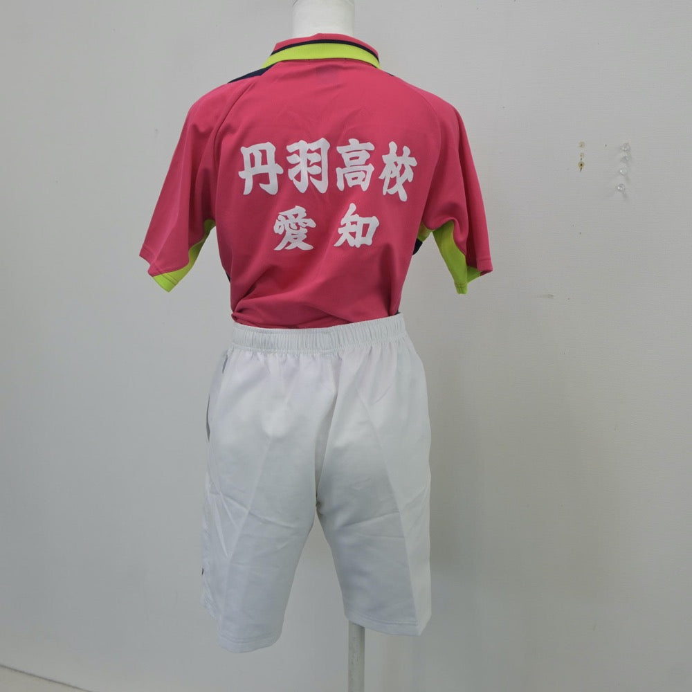 【中古】愛知県 丹羽高等学校/バドミントン部ユニフォーム 女子制服 2点（部活ユニフォーム 上・部活ユニフォーム 下）sf019998