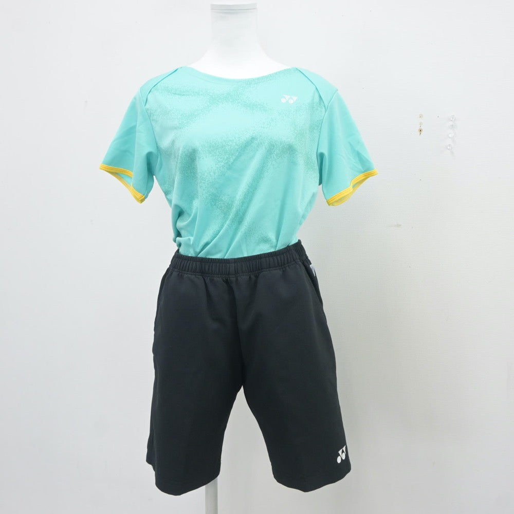 【中古】愛知県 丹羽高等学校/バドミントン部ユニフォーム 女子制服 2点（部活ユニフォーム 上・部活ユニフォーム 下）sf019999