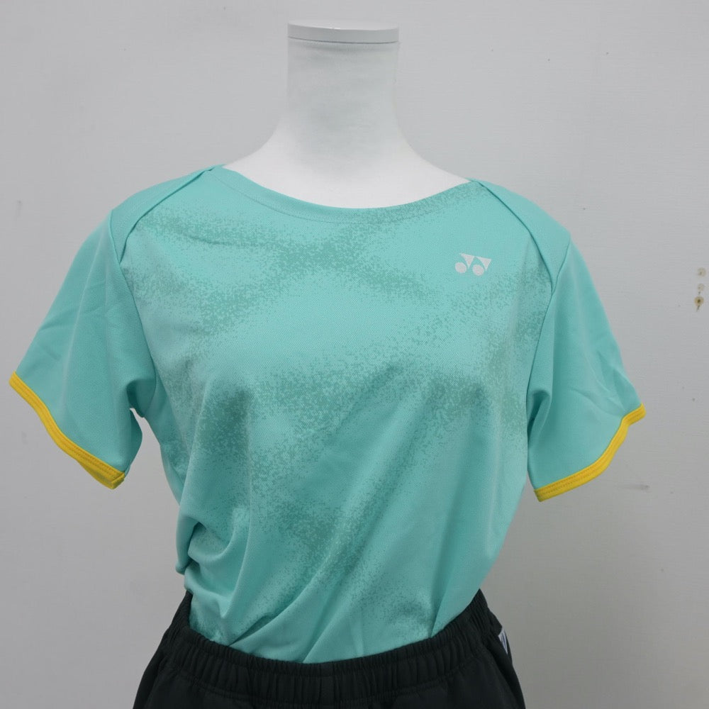 【中古】愛知県 丹羽高等学校/バドミントン部ユニフォーム 女子制服 2点（部活ユニフォーム 上・部活ユニフォーム 下）sf019999