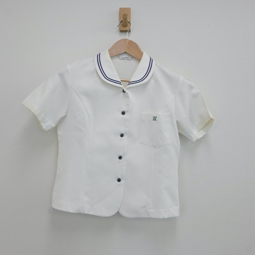 【中古】愛知県 丹羽高等学校 女子制服 2点（シャツ・スカート）sf020003