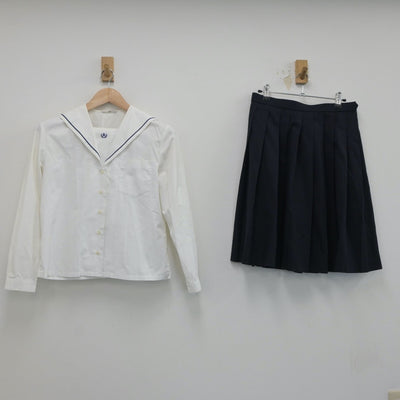 【中古】栃木県 烏山高等学校 女子制服 4点（ブレザー・シャツ・スカート）sf020016