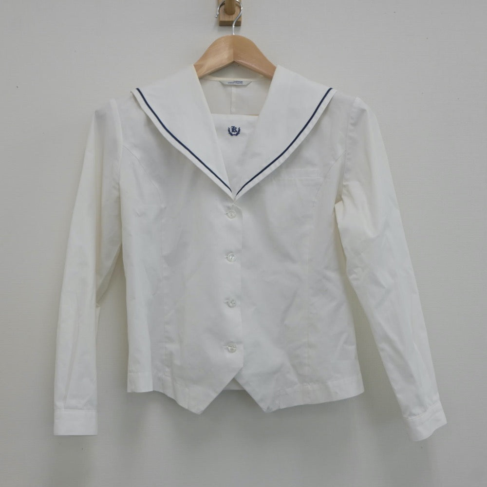 【中古】栃木県 烏山高等学校 女子制服 2点（セーラー服）sf020017